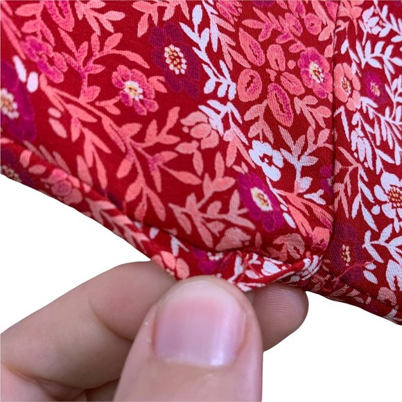 Vintage 90s Jody of CA Micro Floral Button Up Short Sleeve Maxi Dress Small - Picture 11 of 11